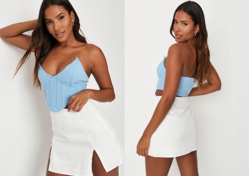 MISSGUIDED KLASYCZNY TOP GORSETOWY XXL