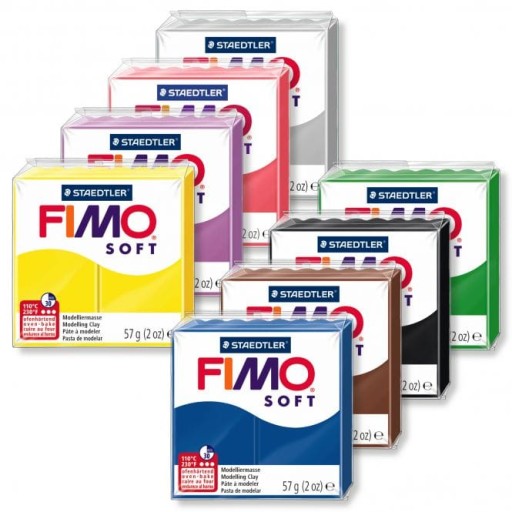 FIMO SOFT MASA PLASTYCZNA ZESTAW 8 KOL