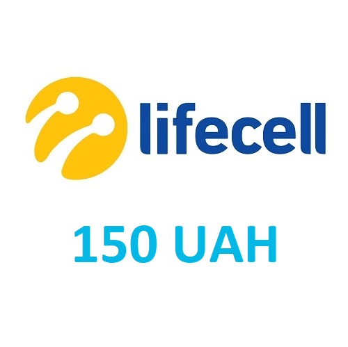 Doładowanie Lifecell Ukraina 150 hrywien