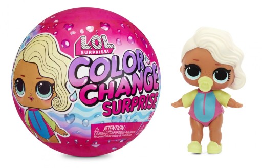 LALECZKA L.O.L. SURPRISE COLOR CHANGE DOLLS DISPLAY 18 SZTUK