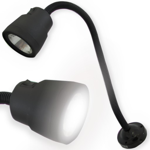 Lampa Maszynowa Halogenowa 24V Giętka Magnes 35W Frezarka Tokarka ExpanCNC
