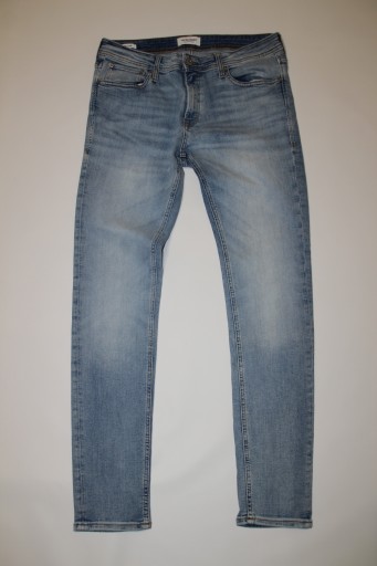 JACK&JONES*JASNE MĘSKIE JEANSY SKINNY*34/32