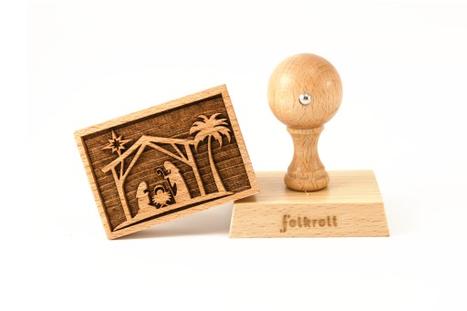 Stempel do dekorowania ciastek ŚWIĄTECZNA SZOPKA