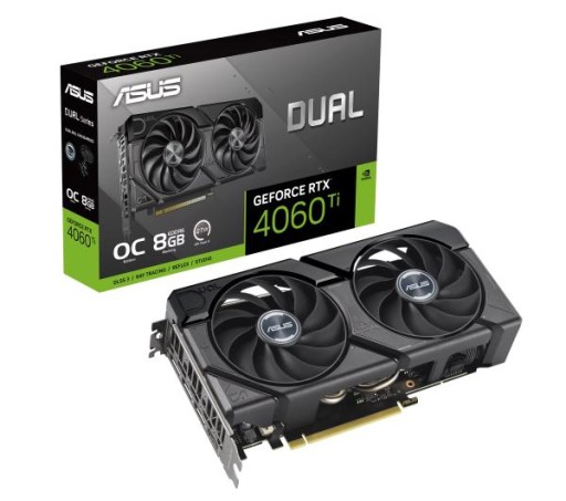 Karta graficzna ASUS Dual GeForce RTX 4060 Ti EVO OC Edition 8GB GDDR6