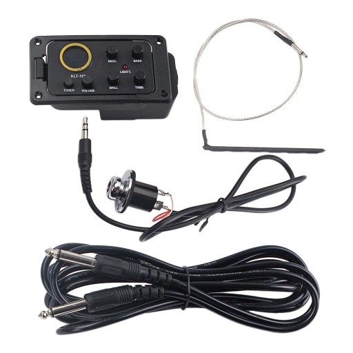 4-pasmowy EQ EQUALIZER PREAMP PIEZO PICKUP