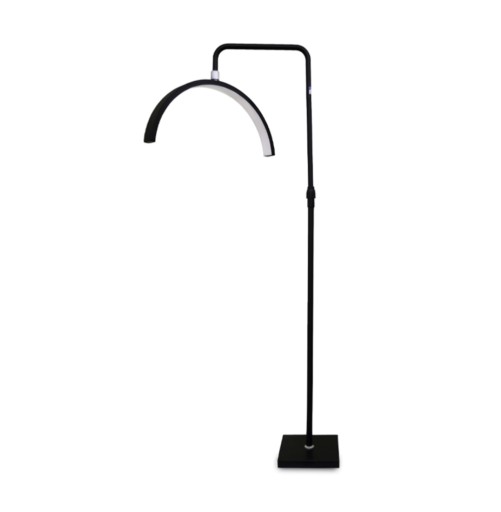 LAMPA KOSMETYCZNA STOJĄCA REGULOWANA DO RZĘS PAQZNOKCI LED ŁUK MOON LIGHT