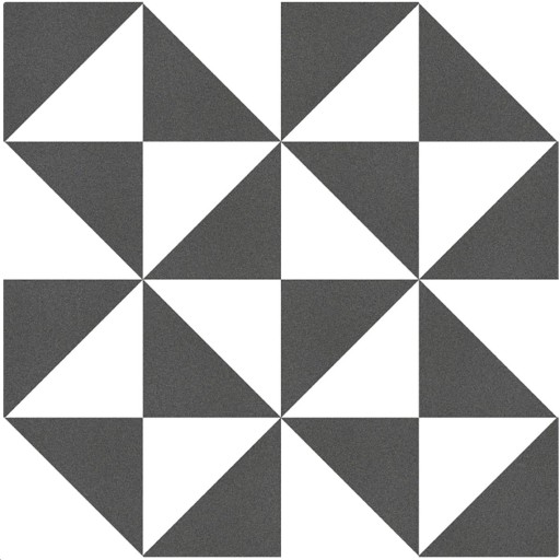 PATCHWORK BLACK&WHITE 25X25 KEROS GAT. I