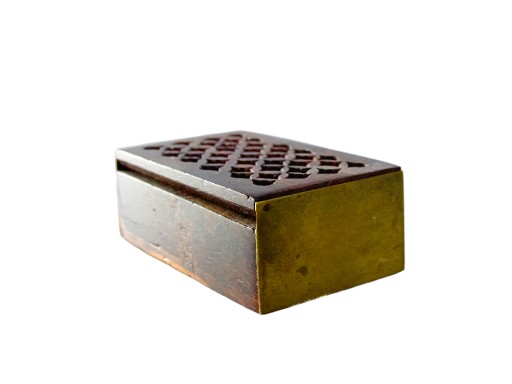 DREWNIANA SZKATUŁKA PIŻMO MUSK STONE