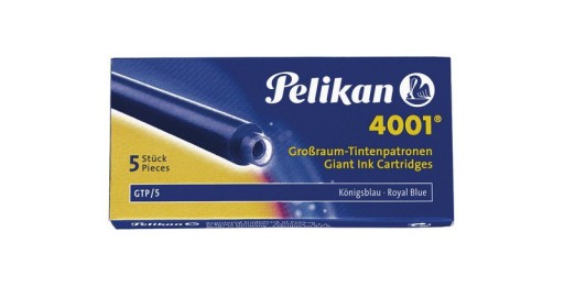Naboje PELIKAN do Pióra Wiecznego FIOLET 5 Sztuk!!