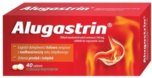 Alugastrin ZGAGA NADKWAŚNOŚĆ 40 tabletek