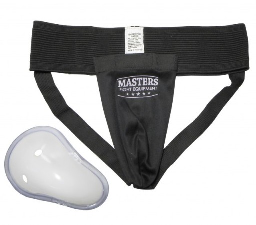 OCHRANIACZE KROCZA MASTERS - S-20 ROZMIAR S CZARNE