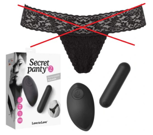 Wibrator do majtek - LOVE TO LOVE SECRET PANTY 2