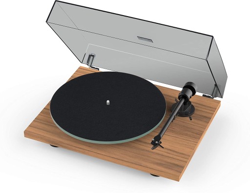 Gramofon Pro-Ject T1 Walnut (Orzech) Ortofon OM5e