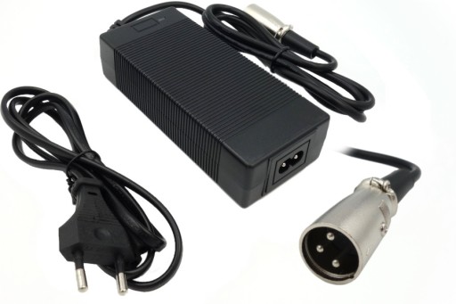 ŁADOWARKA DO ROWER ELEKTRYCZNY 42V (36V) 3pin XLR szybka wysyłka z Polski!