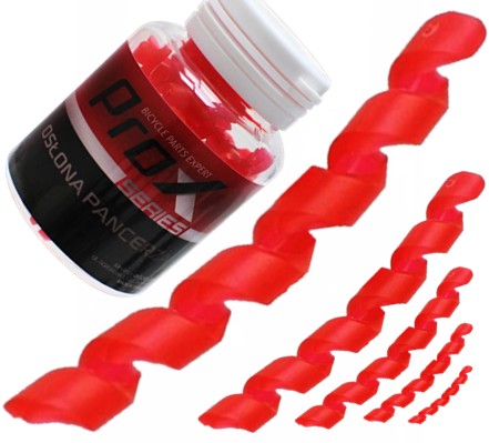 PROX OSŁONA PANCERZA HAMULCA SPIRALA CZERWONA SILK