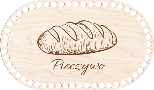 KOSZ MOJŻESZA 16x27 CM OWALNE DNO DO KOSZYKA BAZA SZYDEŁKO CHLEB PIECZYWO