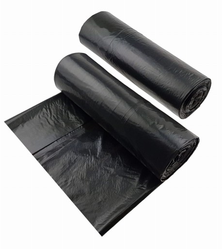 MOCNE WORKI NA ŚMIECI ODPADY 60L x 10 szt. CZARNE
