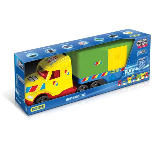 Samochód auto Magic Truck Basic kontener Wader 36310