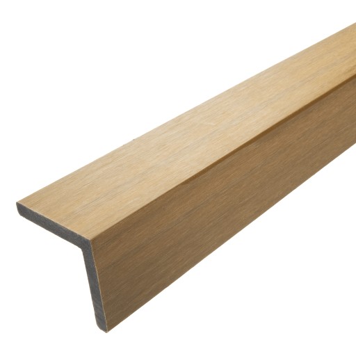 Kątownik BERGDECK do deski kompozytowej W138 Teak bez konserwacji 2,4x5x5