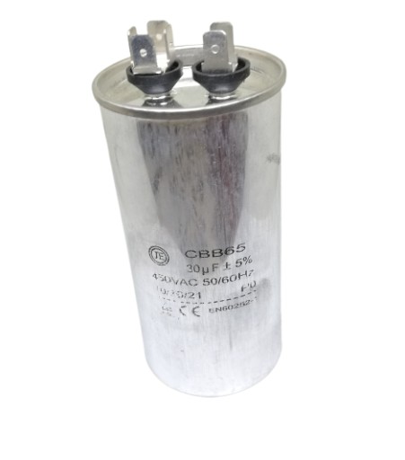 Kondensator silnikowy rozruchowy 30uF/450VAC CBB65