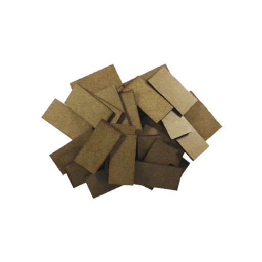 HDF Bases - prostokątne podstawki pod modele 40mm/20mm x 10
