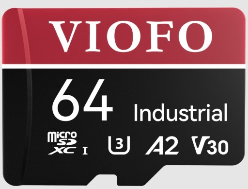 Karta VIOFO micro SD 64GB INDUSTRIAL U3 A2 V30 4K