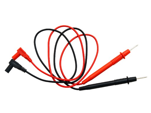 PRZEWODY DO MIERNIKA MULTIMETRA 10A CATII 1000V WTYK KĄTOWY 88CM
