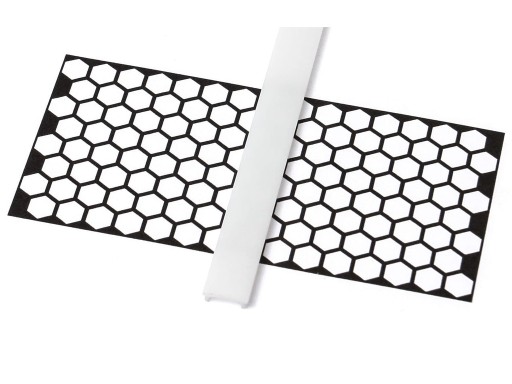 KLOSZ SLIM PVC DO PROFILU X MICO 1M MLECZNY