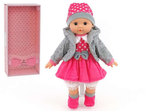 LALKA BOBAS 40cm MÓWI ŚPIEWA ZAMYKA OCZY