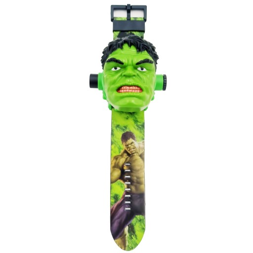 HULK Cyfrowy Zegarek 3D z Projektorem ZEG-5 zielony