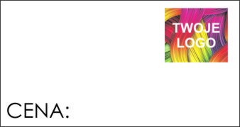 CENÓWKI DO LISTEW z logo papierowe, kartonowe etykiety do listw a1000 SKLEP