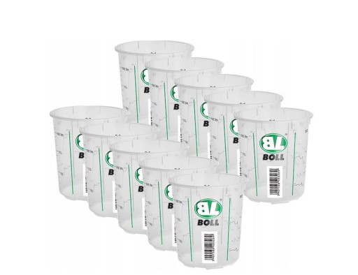 BOLL KUBEK LAKIERNICZY Z PODZIAŁKĄ 400ml 10szt