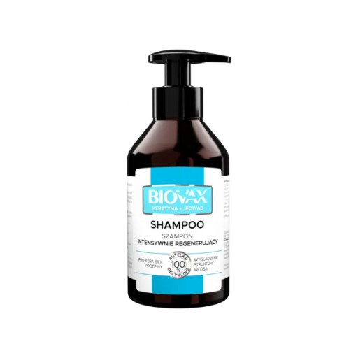 Szampon BIOVAX Keratyna + Jedwab 200 ml
