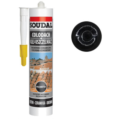 Klej do dachówek Colodach czarny 280ml Soudal