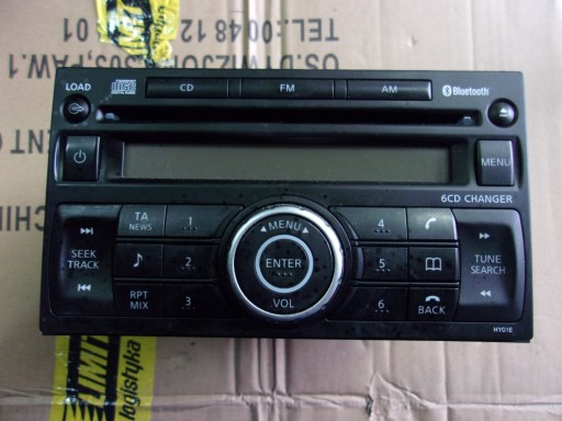 RADIOODTWARZACZ RADIO CD QASHQAI 07- 28185JD40A