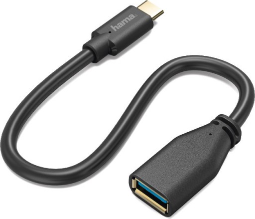 HAMA adapter OTG USB-A do USB-C 15cm