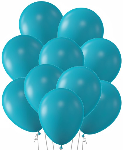 BALONY PASTELOWE OCEAN BLUE 30CM-10 SZTUK-2490