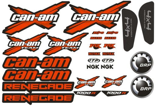 Naklejki Can-Am Renegade naklejka 4 kolory
