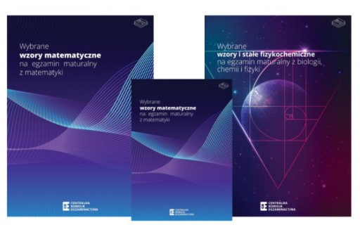 Tablice Matematyczne A4 i A5 i Wzory Fizykochemiczne Matura 2025 CKE A4