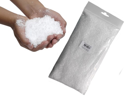 SZTUCZNY ŚNIEG BYŁSZCZĄCY 80 GR STROIKI DEKORACJE