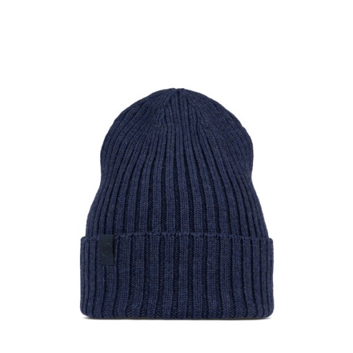 Buff czapka z wełny merino knitted Norval midnight blue