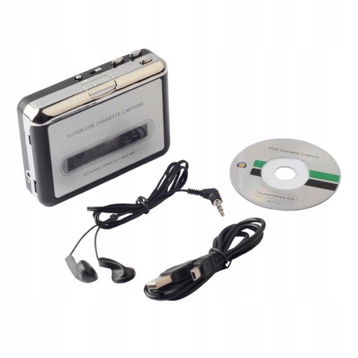 Odtwarzacz kaset USB do MP3 konwerter walkman