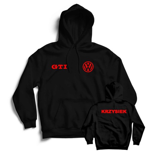 Bluza VOLKSWAGEN VW GTI z imieniem PREZENT urodzinowy brata taty kolegi M