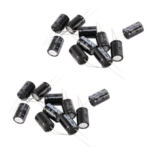 20 szt. 1000UF 35V kondensatory radiowe 13mm x 21 mm