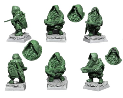 Scibor 28FM0510 Dwarf Hunter Crossbowman 28mm 24H