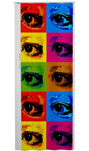 DRZWI HARMONIJKOWE EYES POP ART (1)