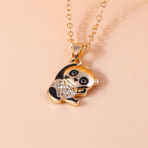 Fashion Crystal Turtle Necklaces Gold Color