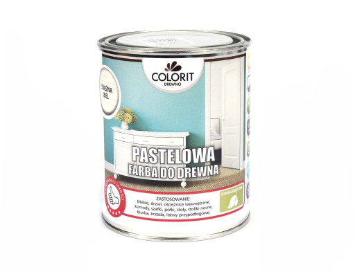 PASTELOWA FARBA DO DREWNA 750ml COLORIT 8 KOLORÓW