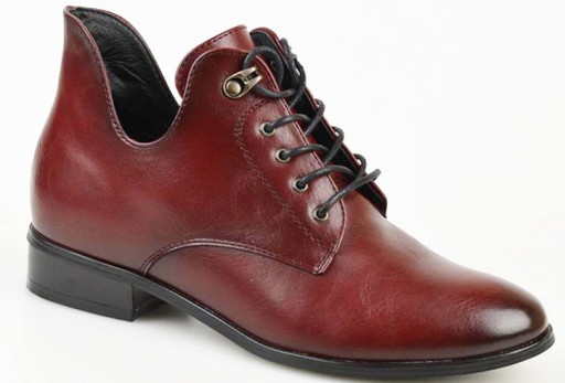 VINCEZA Botki Bordowe 10665 r.38