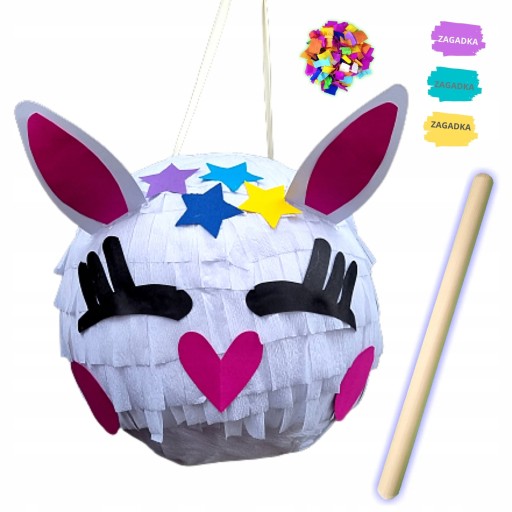 PINIATA KRÓLIK BIAŁY NA URODZINY PINATA KRÓLICZEK
